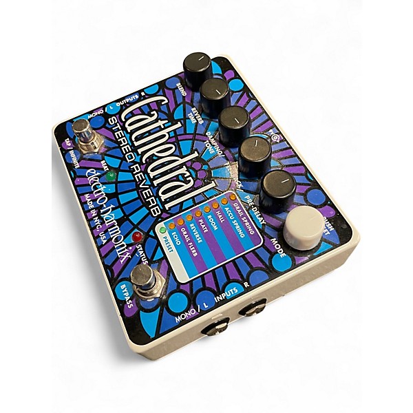 Used Electro-Harmonix Cathedral Stereo Reverb Effect Pedal