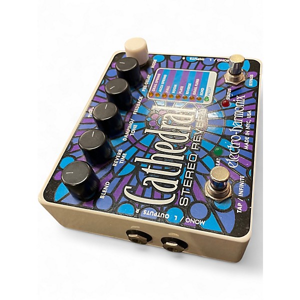 Used Electro-Harmonix Cathedral Stereo Reverb Effect Pedal