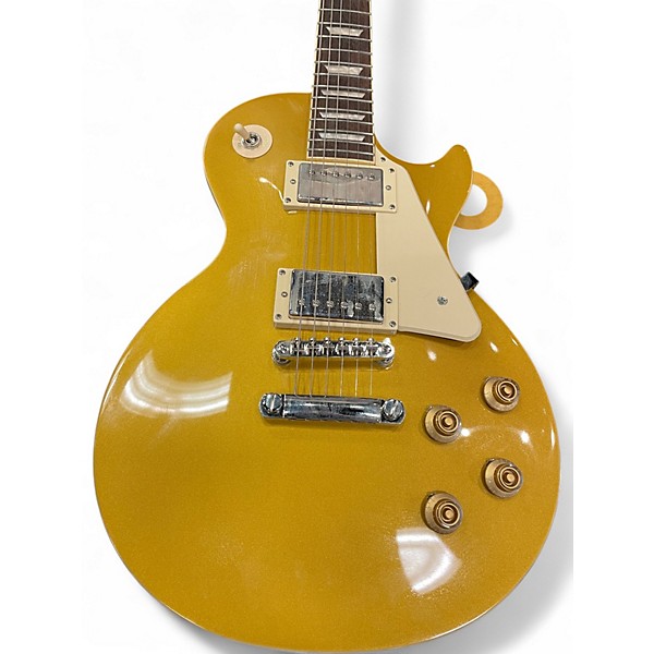 Used Epiphone Les Paul Standard Gold Top Solid Body Electric Guitar