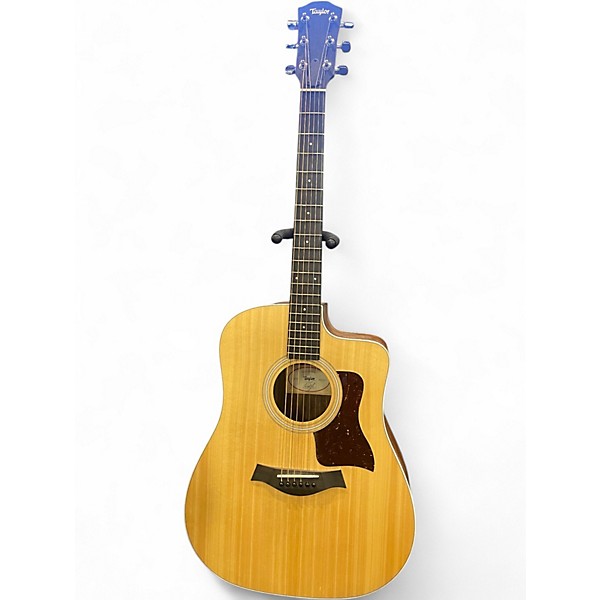 Used Taylor 210CE Natural Acoustic Electric Guitar