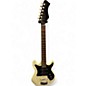 Used Harmony 02815 DOUBLE SINGLE COIL Pearl White Solid Body Electric Guitar thumbnail