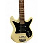 Used Harmony 02815 DOUBLE SINGLE COIL Pearl White Solid Body Electric Guitar