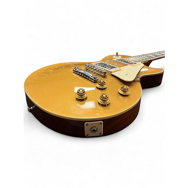 Vintage 1990s Tokai Love Rock Standard Gold Solid Body Electric Guitar