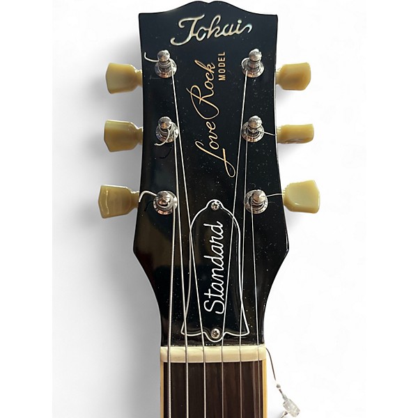 Vintage 1990s Tokai Love Rock Standard Gold Solid Body Electric Guitar