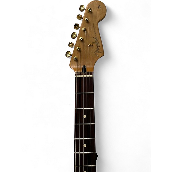 Used Fender Deluxe Players Stratocaster Sapphire Blue Trans Solid Body Electric Guitar