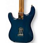Used Fender Deluxe Players Stratocaster Sapphire Blue Trans Solid Body Electric Guitar