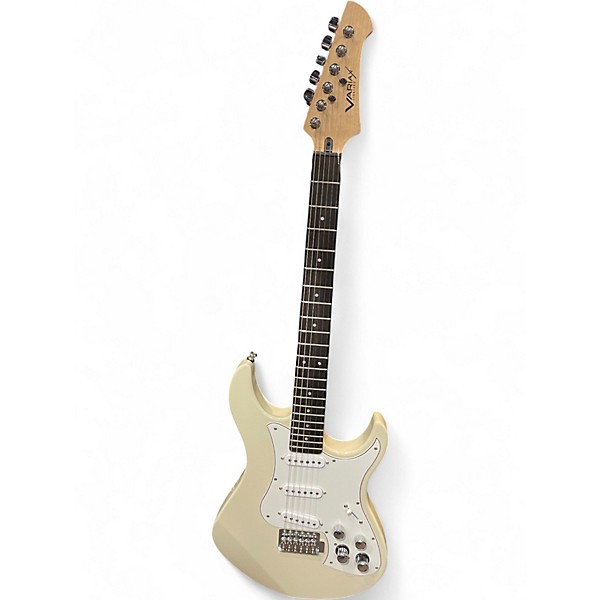 Used Line 6 VARIAX STANDARD Cream Solid Body Electric Guitar