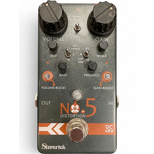 Used Sinvertek No. 5 Distortion Effect Pedal