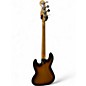 Used Squier Vintage Modified FRETLESS JAZZ Bass  3 Color Sunburst Electric Bass Guitar