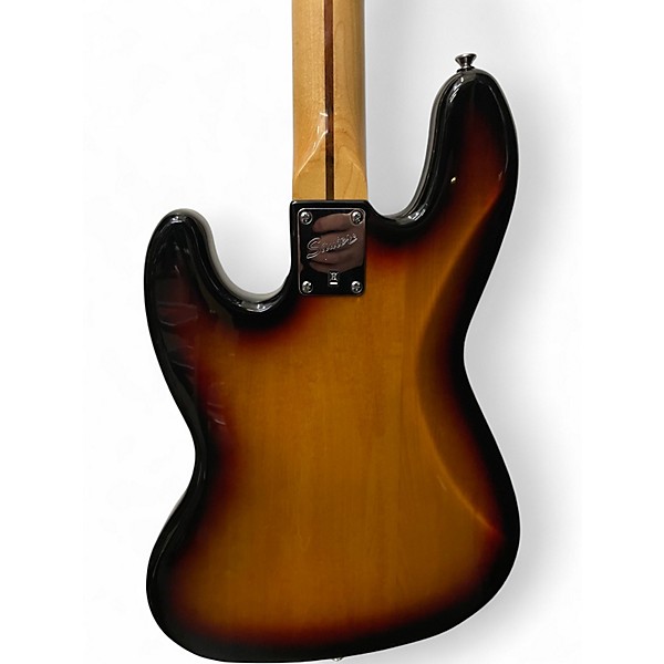 Used Squier Vintage Modified FRETLESS JAZZ Bass  3 Color Sunburst Electric Bass Guitar