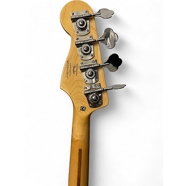 Used Squier Vintage Modified FRETLESS JAZZ Bass  3 Color Sunburst Electric Bass Guitar