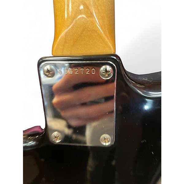 Used Squier stratocaster Black Solid Body Electric Guitar