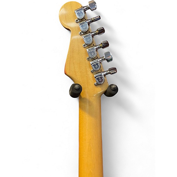 Used Squier stratocaster Black Solid Body Electric Guitar