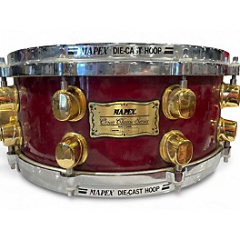 Used Mapex 14in orion classic series snare red Drum