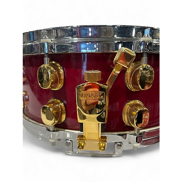 Used Mapex 14in orion classic series snare red Drum