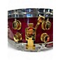 Used Mapex 14in orion classic series snare red Drum