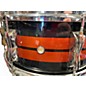 Used Yamaha 14in Tour Custom snare black and red Drum
