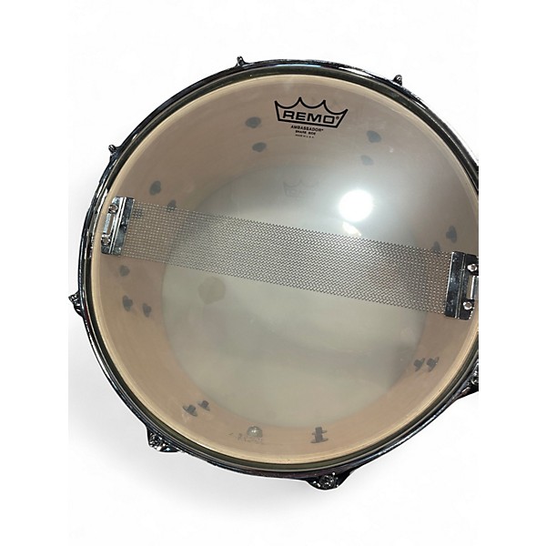 Used Pork Pie 13in walnut maple ash snare ginger glass glitter Drum