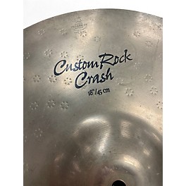 Used Zildjian 16in Z Custom Rock Crash Cymbal
