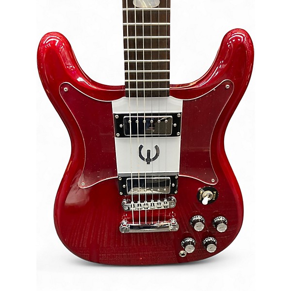 Used Epiphone 50th Anniversary 1962 Reissue Crestwood Custom Cherry Solid Body Electric Guitar