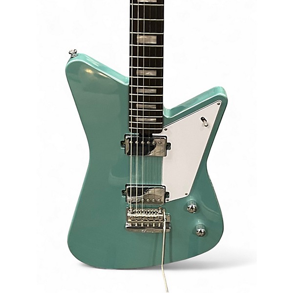 Used Sterling by Music Man Mariposa Green Solid Body Electric Guitar