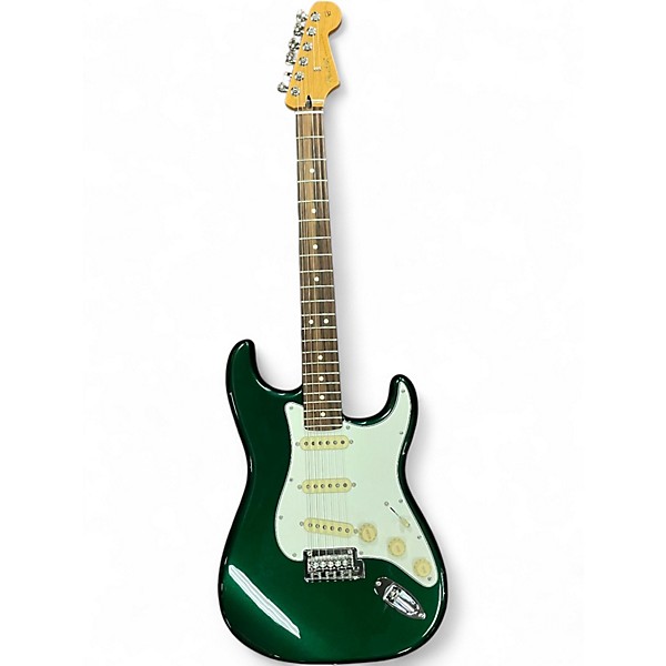 Used Fender Player II Stratocaster British Racing Green Solid Body Electric Guitar