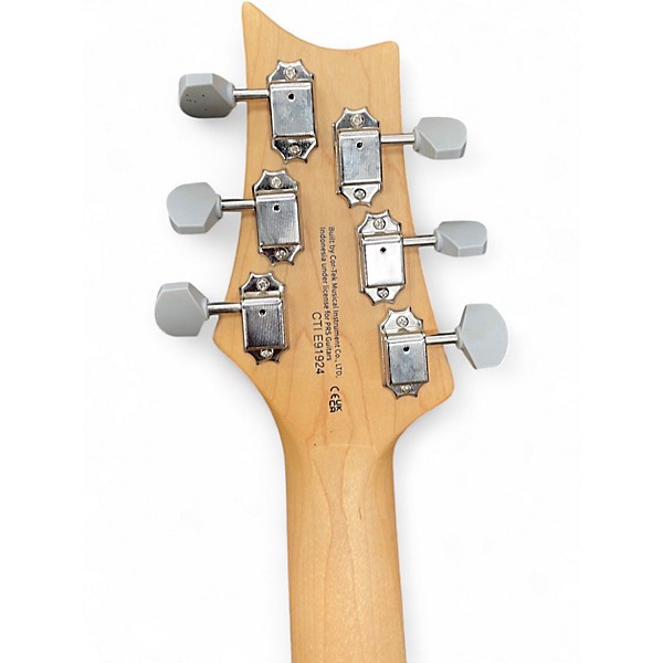 Used PRS SE Silver Sky MOON WHITE Solid Body Electric Guitar