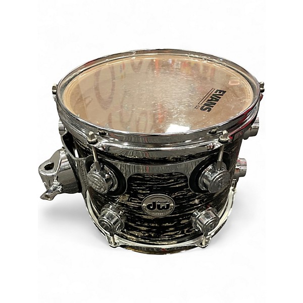 Used DW 4 Piece Collector's Series Black Oyster Glass Drum Kit