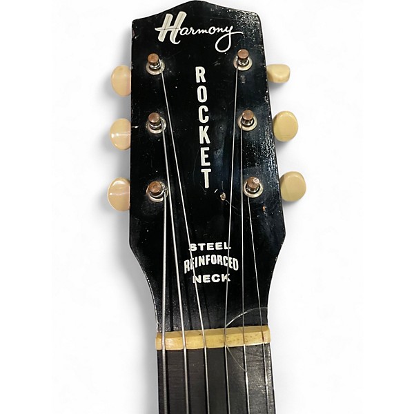 Vintage 1960s Harmony Rocket  2 Tone Sunburst Hollow Body Electric Guitar