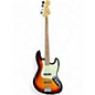 Used Squier Jazz Bass Standard Sunburst Electric Bass Guitar thumbnail