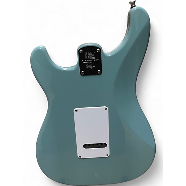 Used PRS SE Silver Sky STONE BLUE Solid Body Electric Guitar