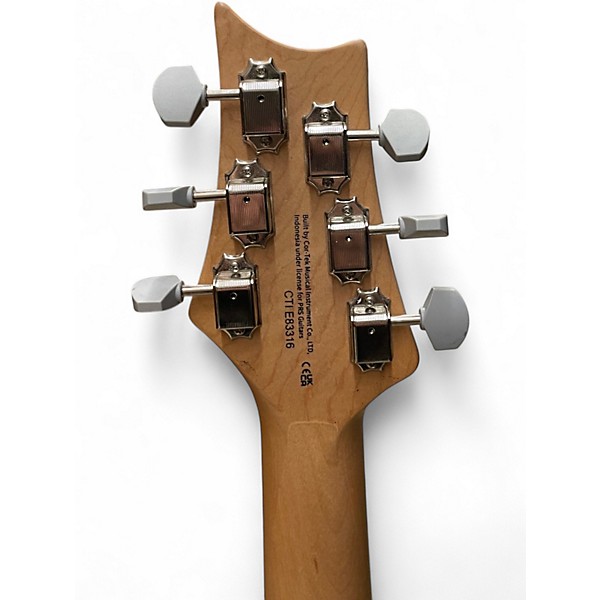 Used PRS SE Silver Sky STONE BLUE Solid Body Electric Guitar