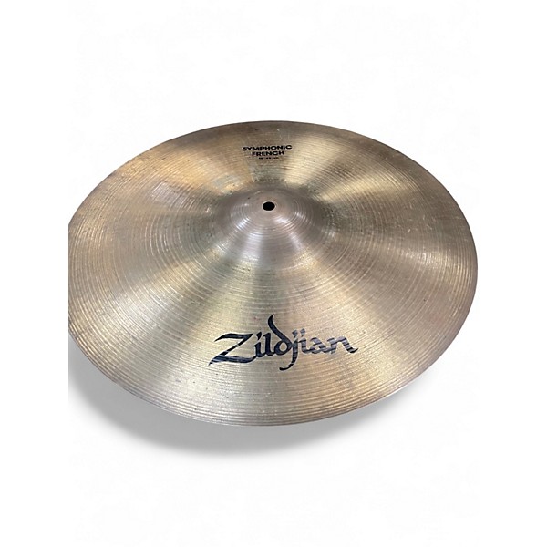 Used Zildjian 18in a symphonic french (crash) cymbal Cymbal