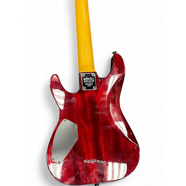 Used Schecter Guitar Research OMEN EXTREME 7 RED Solid Body Electric Guitar