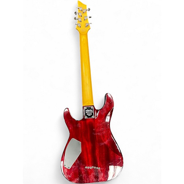 Used Schecter Guitar Research OMEN EXTREME 7 RED Solid Body Electric Guitar