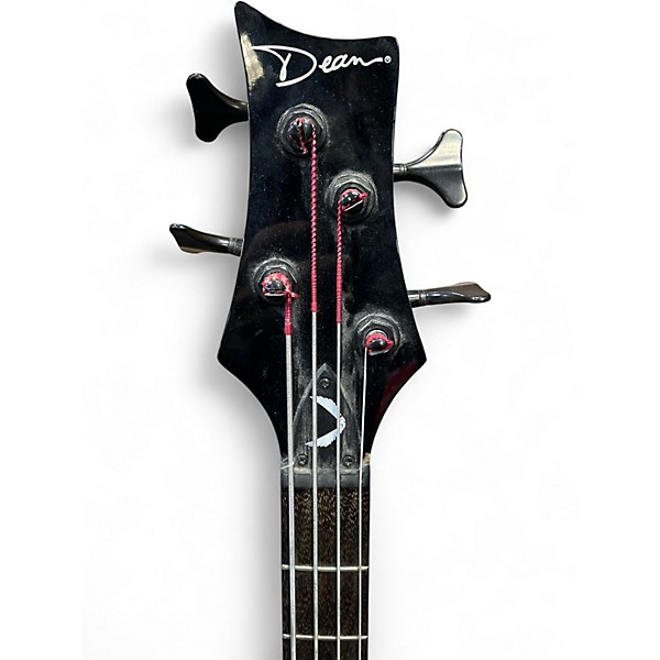 Used Dean Edge 4 String Black Electric Bass Guitar