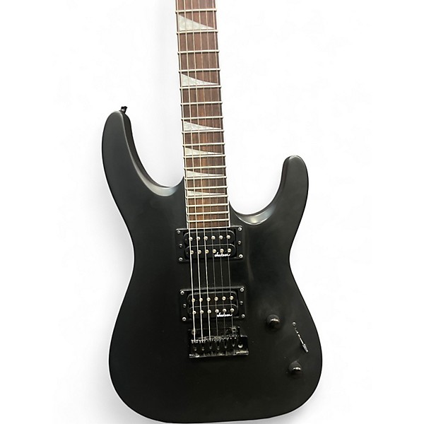 Used Jackson JS22 Dinky Black Solid Body Electric Guitar