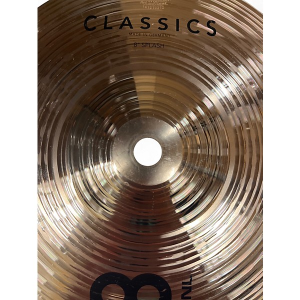Used MEINL 8in Classic Custom Splash Cymbal