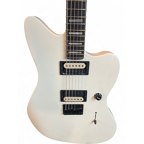 Used Fender Jim Root Signature Jazzmaster White Solid Body Electric Guitar