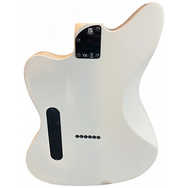 Used Fender Jim Root Signature Jazzmaster White Solid Body Electric Guitar