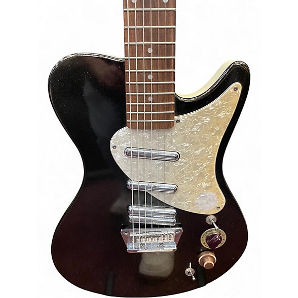 Used Danelectro Mod 7 string Gold Pearl Solid Body Electric Guitar