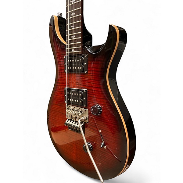Used PRS SE Custom 24 red burst Solid Body Electric Guitar
