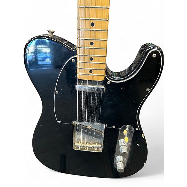 Used 1984 Squier Telecaster Black Solid Body Electric Guitar