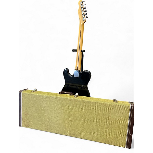 Used 1984 Squier Telecaster Black Solid Body Electric Guitar