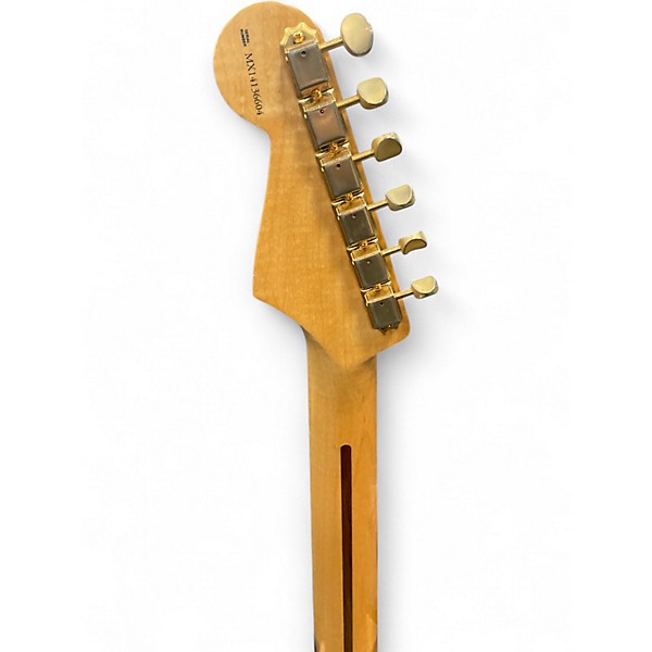 Used Fender Deluxe Players Stratocaster Honey Blonde Solid Body Electric Guitar