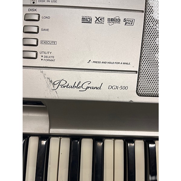 Used Yamaha DGX500 Portable Keyboard