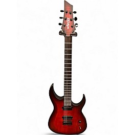 Used Schecter Guitar Research SUNSET EXTREME 6 Satin Red Solid Body Electric Guitar