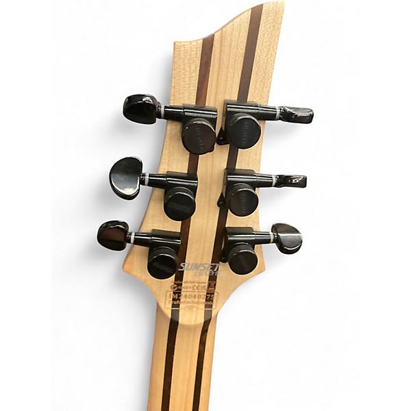 Used Schecter Guitar Research SUNSET EXTREME 6 Satin Red Solid Body Electric Guitar