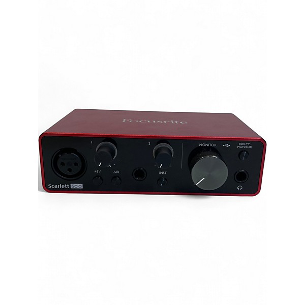 Used Focusrite Scarlett Solo Gen 3 Audio Interface