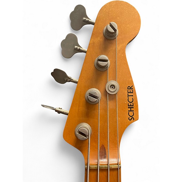 Used Schecter Guitar Research 1980s PJ Black Electric Bass Guitar